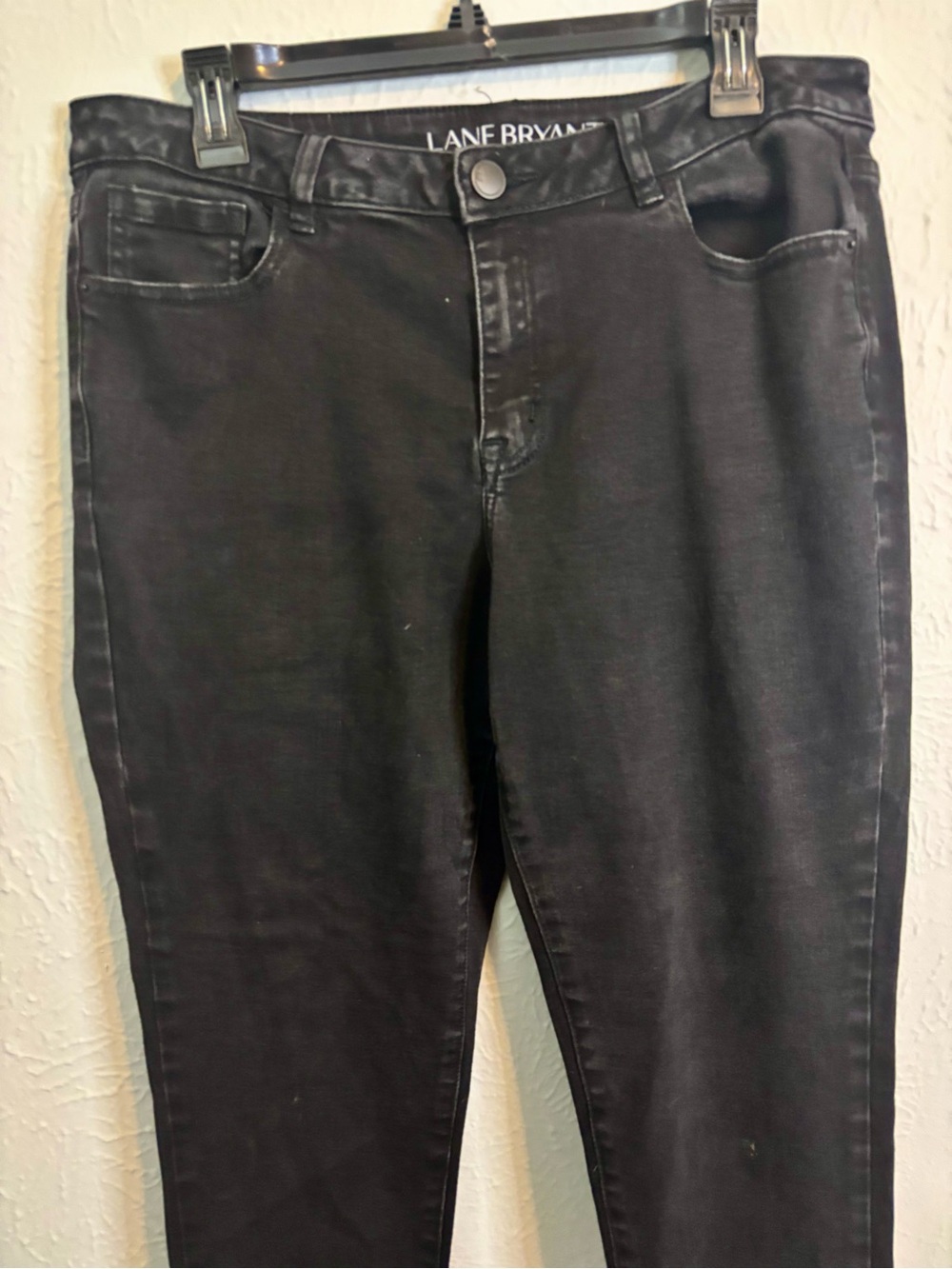 Lane Bryant Women's Black Jeans - skinny stretch size 14 like new without tags
